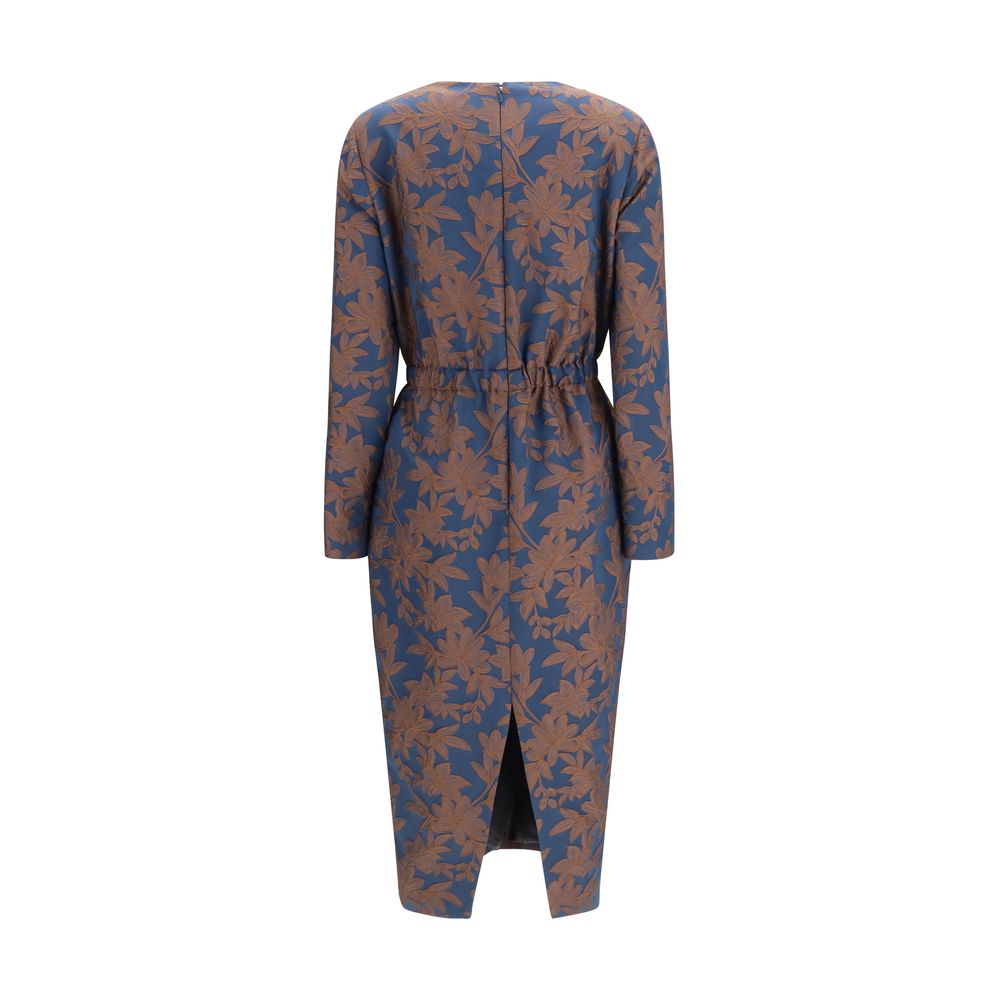 Sara Roka Mehrfarbiges Polyester-Cocktailkleid
