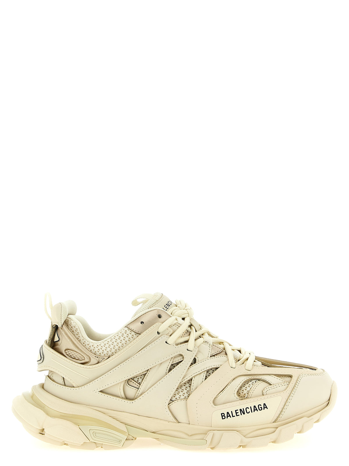 Balenciaga Beige Polyester Athletic Sneakers