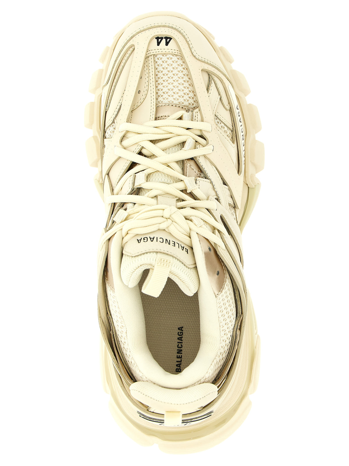 Balenciaga Beige Polyester Athletic Sneakers