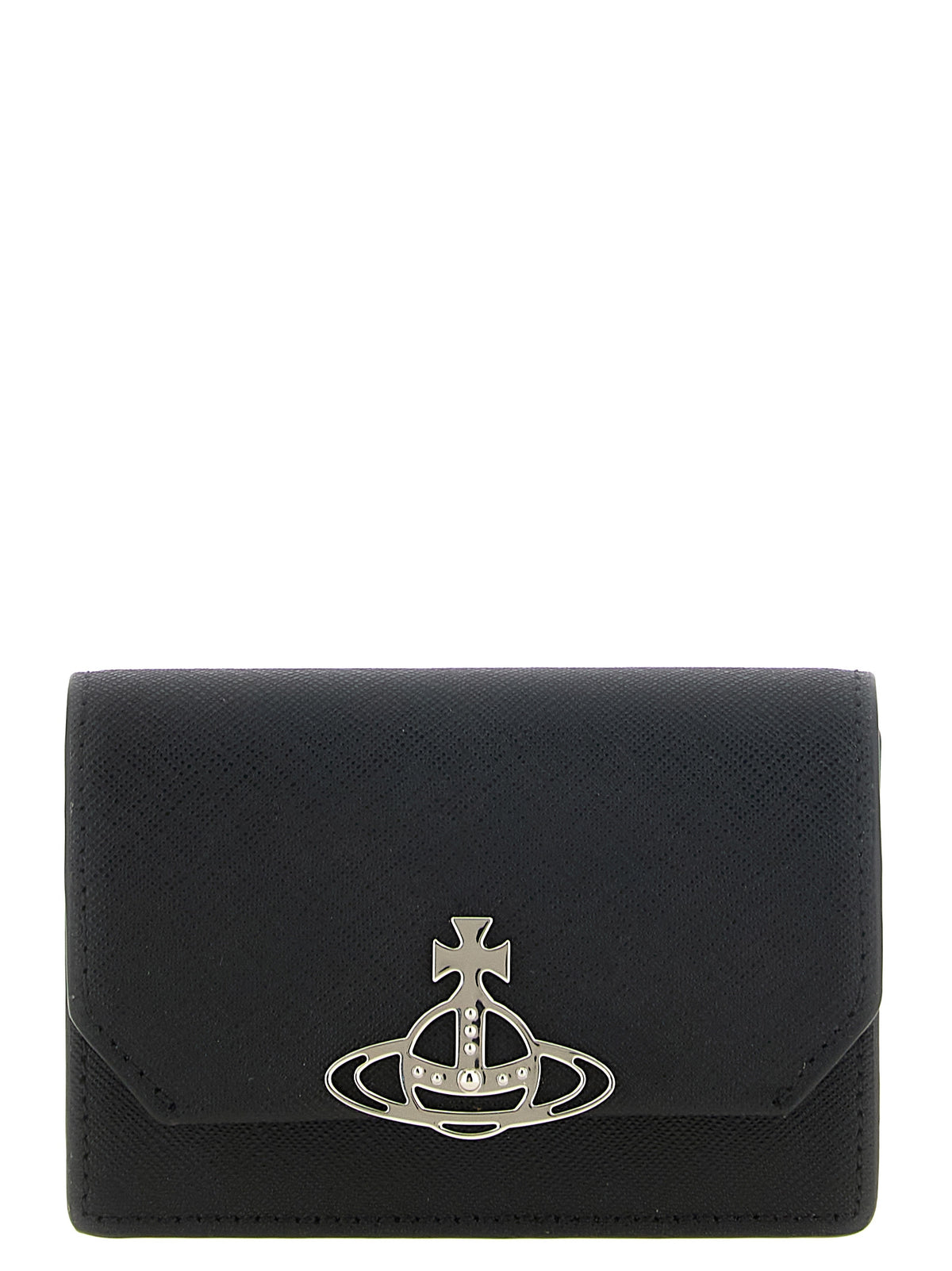 Vivienne Westwood Schwarzer Kartenhalter aus Rindsleder