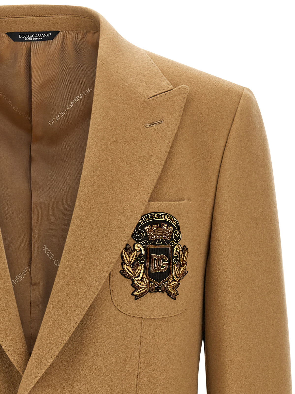 Dolce & Gabbana Beiger Kaschmir-Blazer