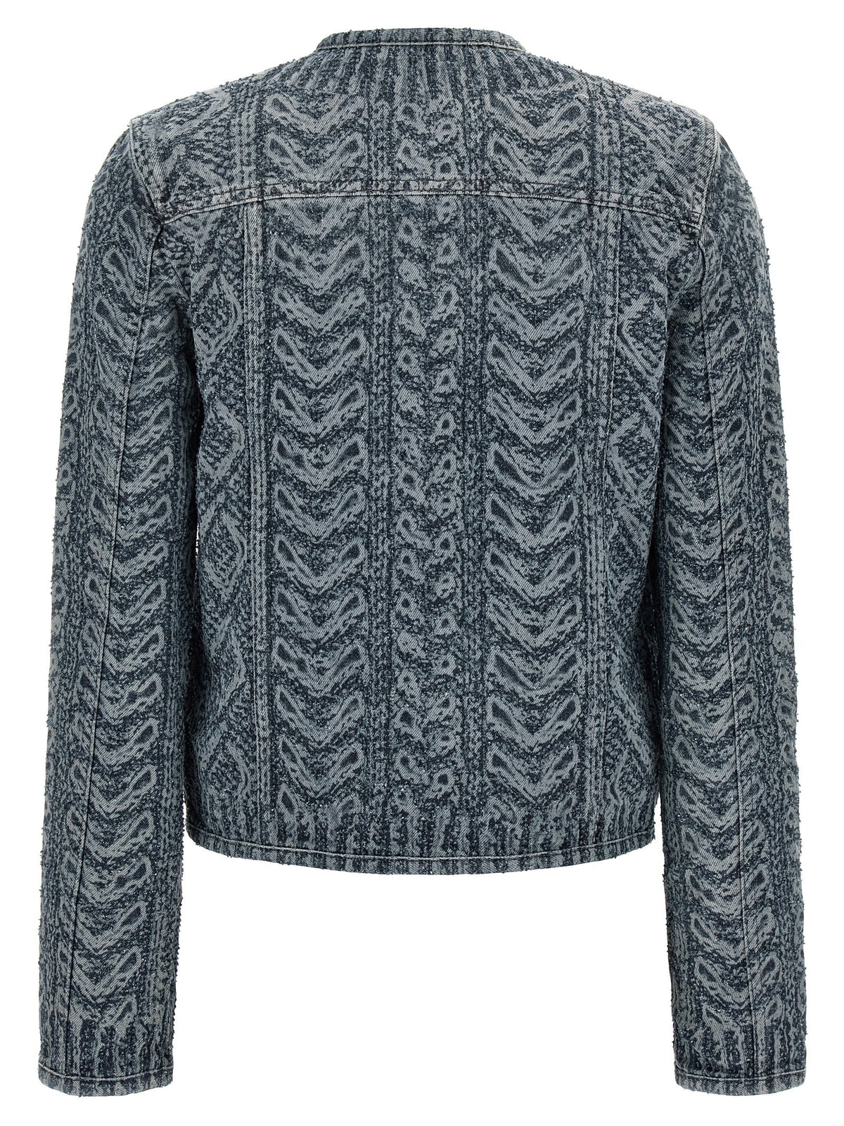 Diesel Blaue Jeansjacke aus Baumwolle