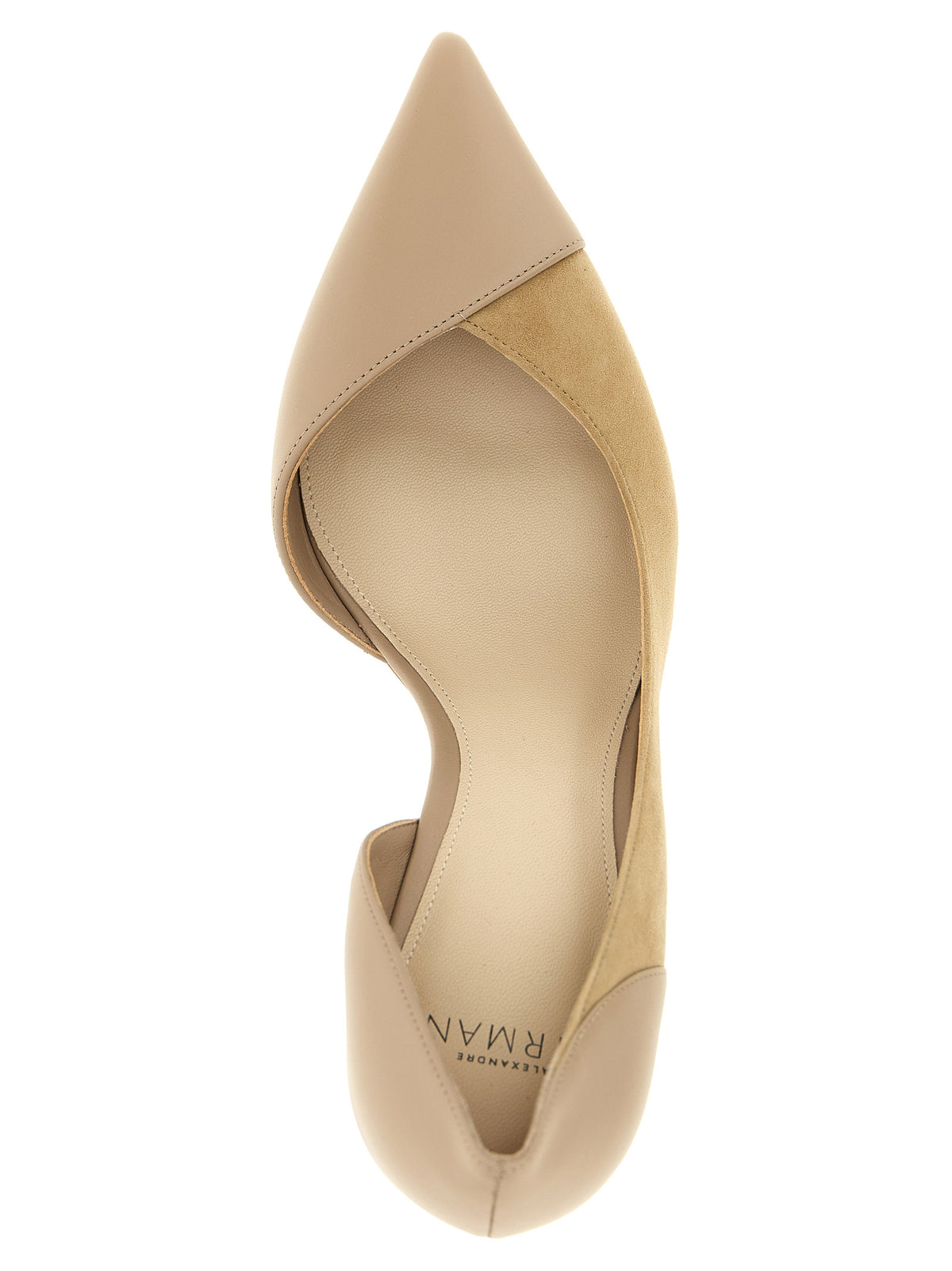 Alexandre Birman Beige Kalbsleder Pumps mit hohem Absatz