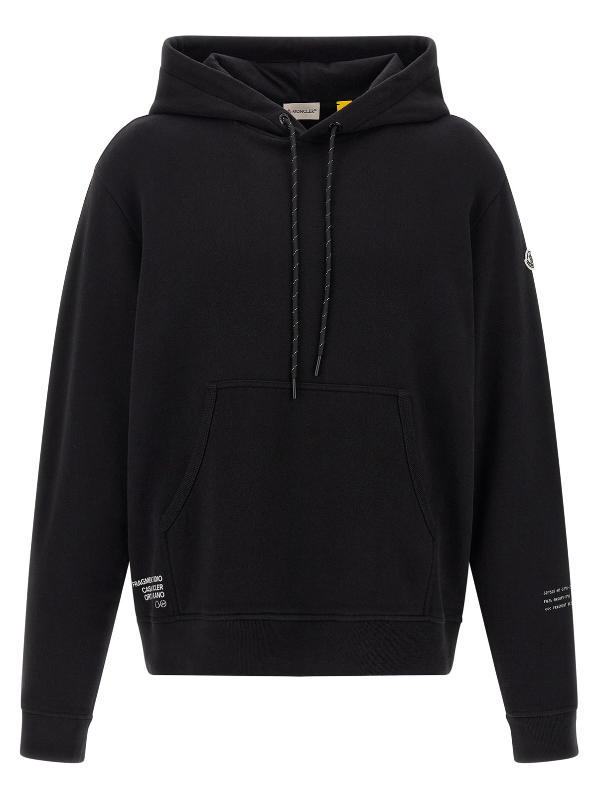 MONCLER GENIUS Schwarzer Baumwoll-Sweatshirt
