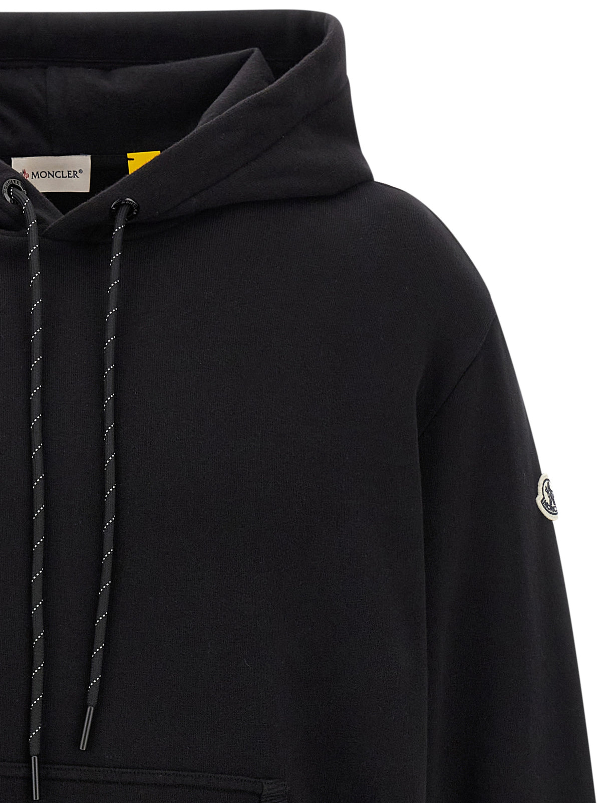 MONCLER GENIUS Schwarzer Baumwoll-Sweatshirt