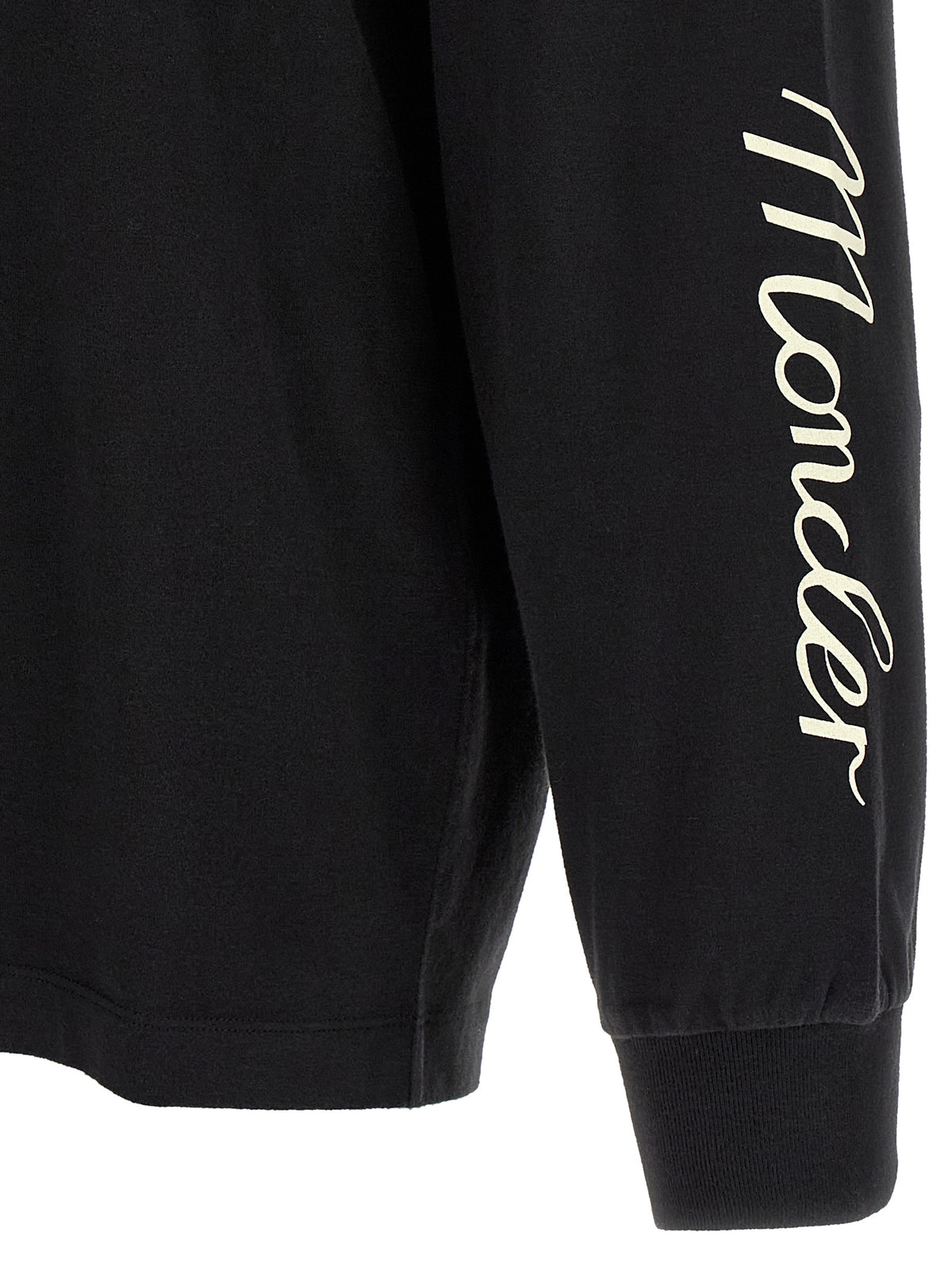MONCLER GENIUS Schwarzes Baumwoll-T-Shirt