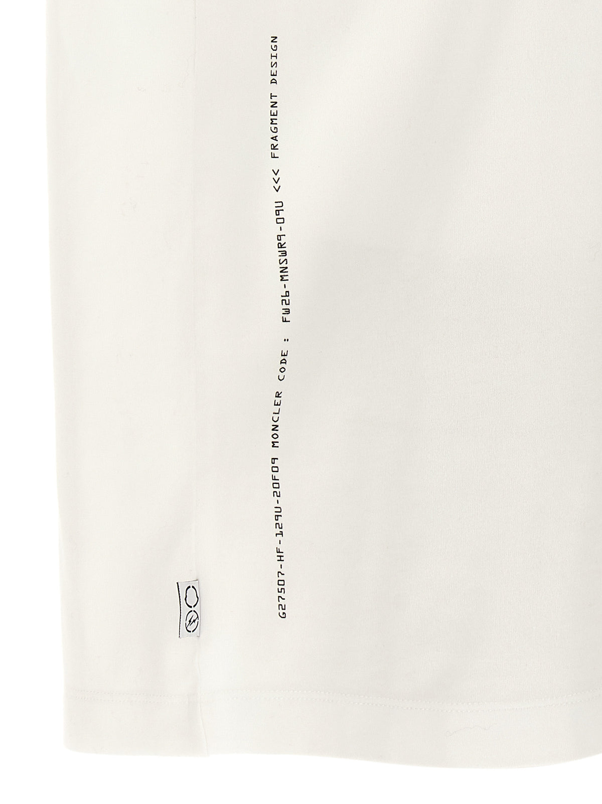 MONCLER GENIUS Weißes Baumwoll-T-Shirt