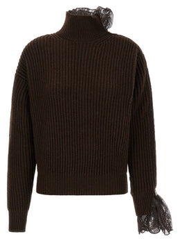 Giuseppe Di Morabito Brauner Cardigan aus reiner Schurwolle