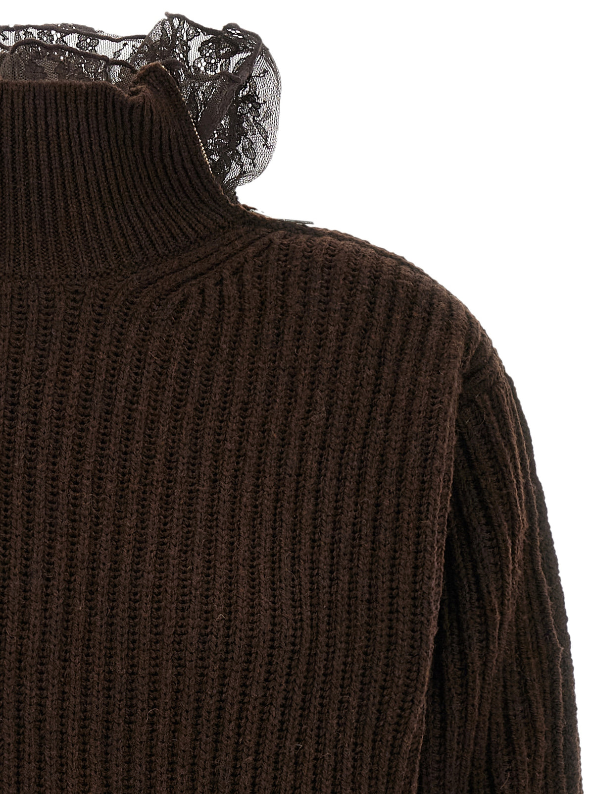 Giuseppe Di Morabito Brauner Cardigan aus reiner Schurwolle