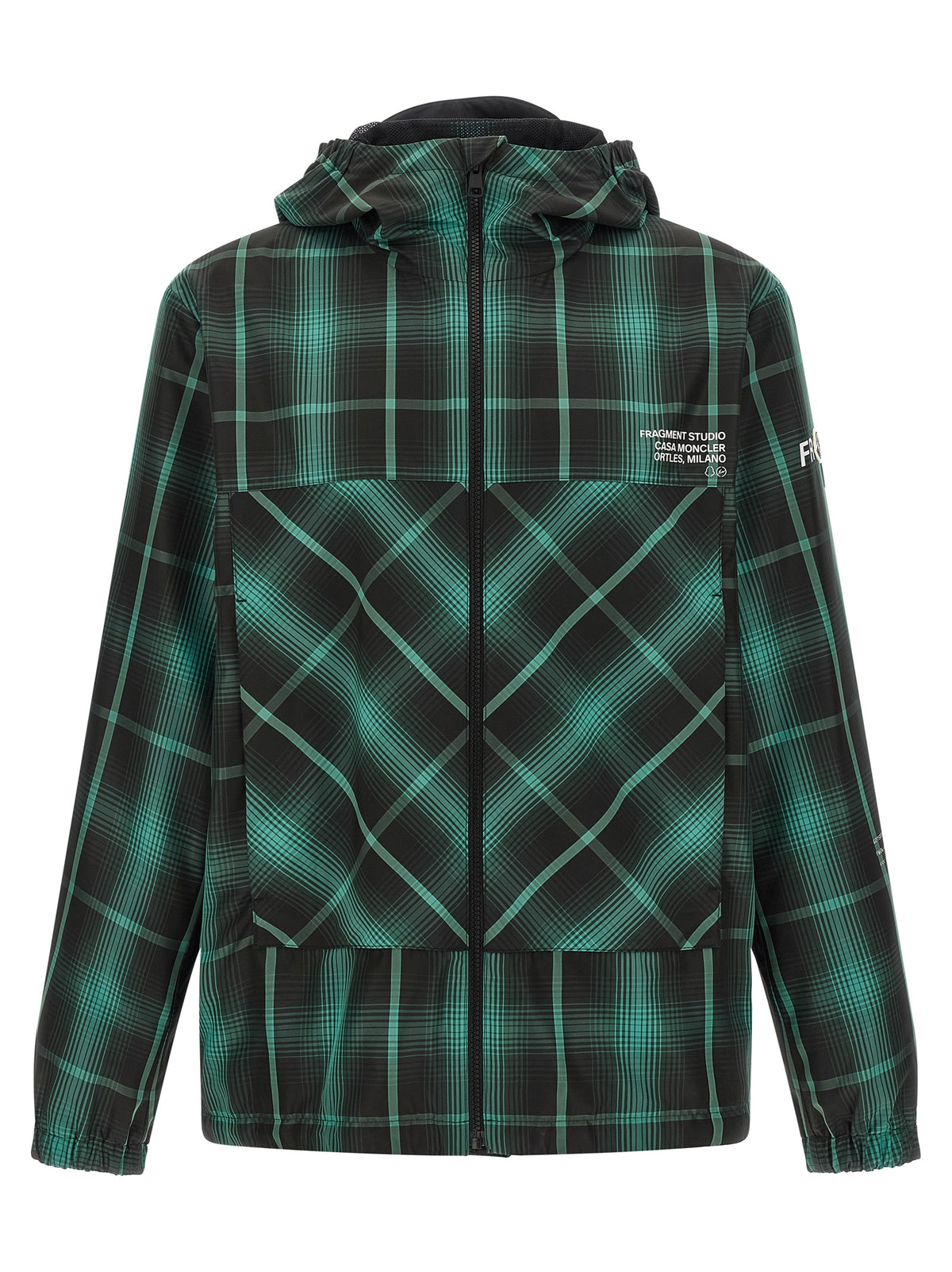MONCLER GENIUS Zweifarbige Polyester-Shelljacke