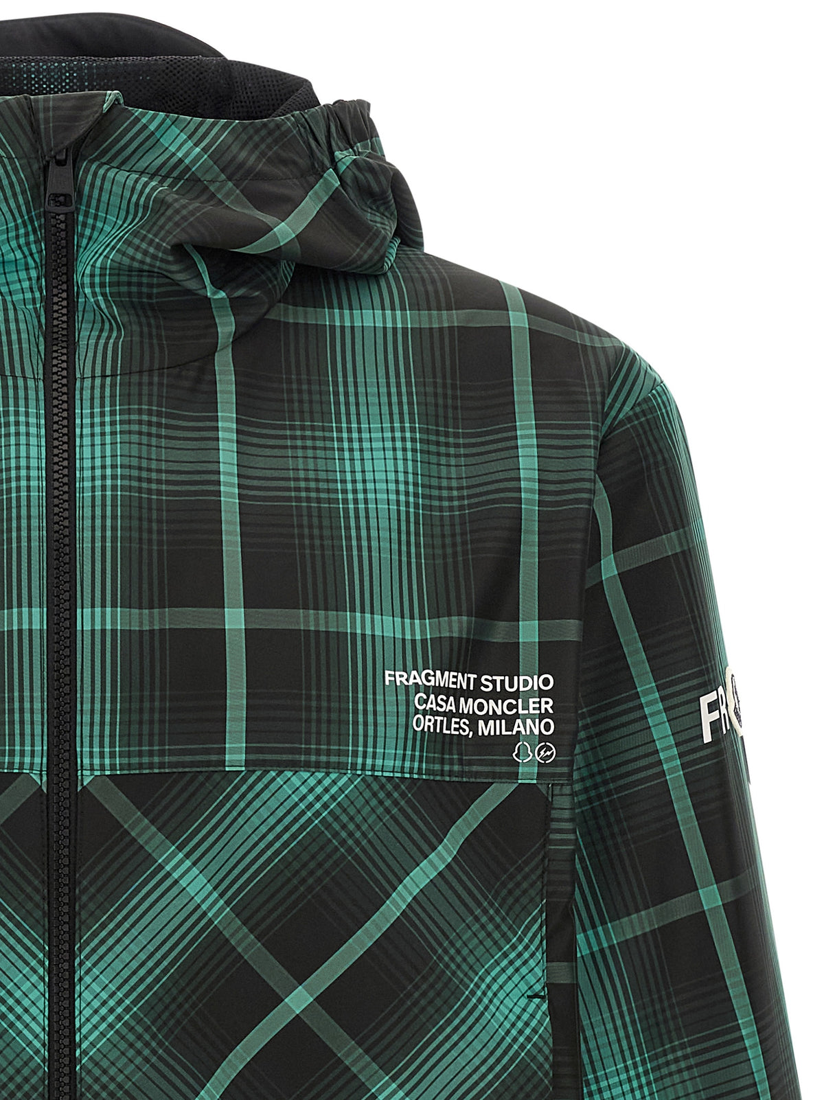 MONCLER GENIUS Zweifarbige Polyester-Shelljacke