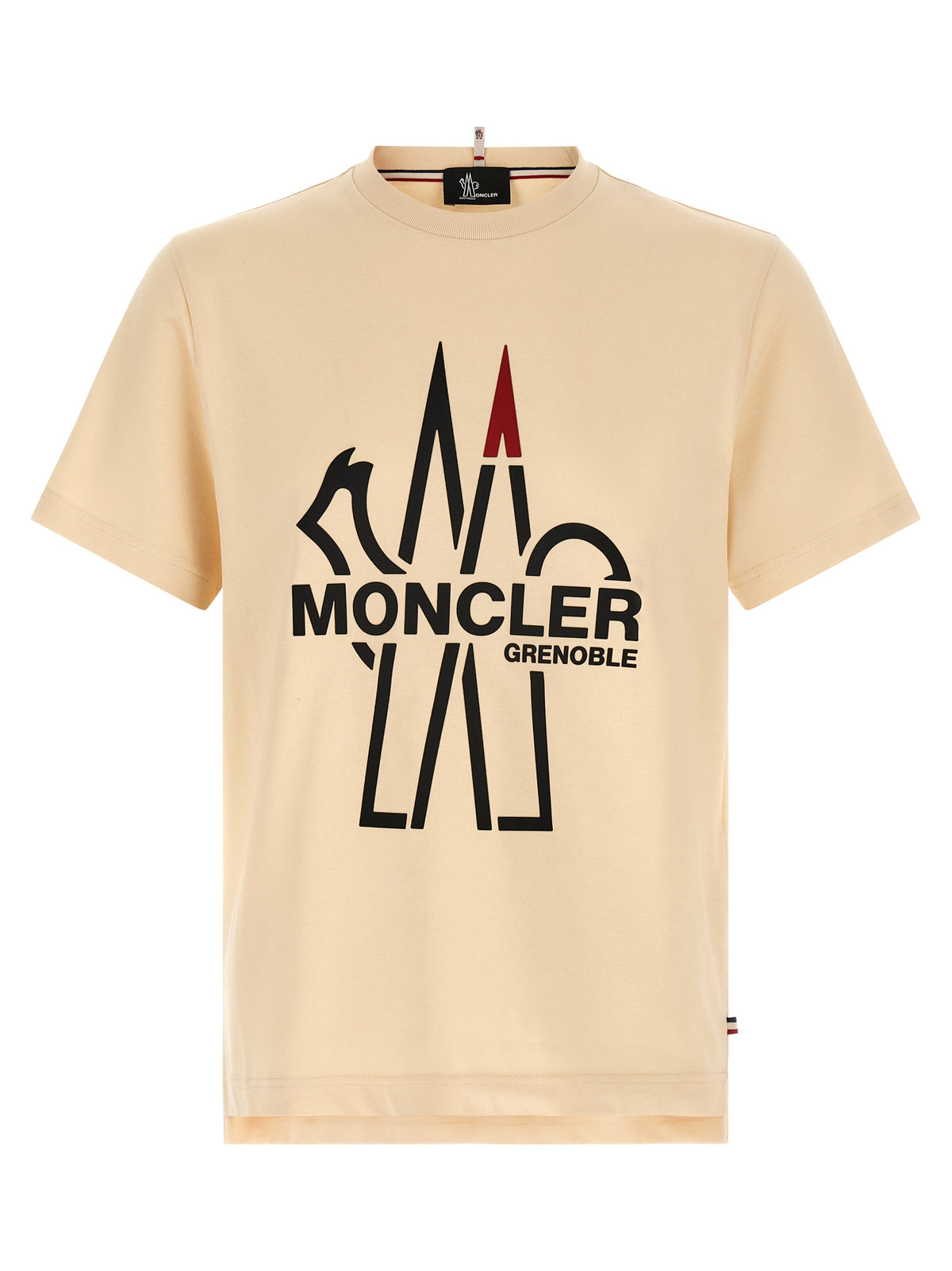 Moncler Grenoble Beiges Baumwoll-T-Shirt
