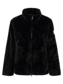 Tatras Schwarze Polyester-Jacke in voller Länge
