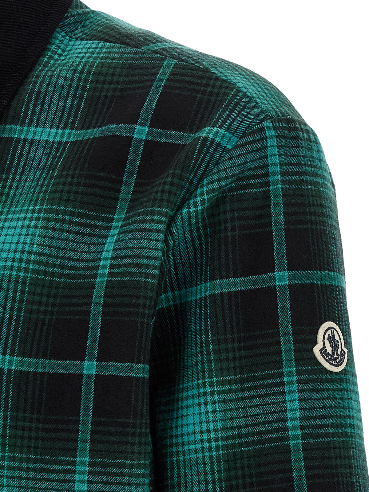 MONCLER GENIUS Baumwolljacke in Zweifarbenoptik