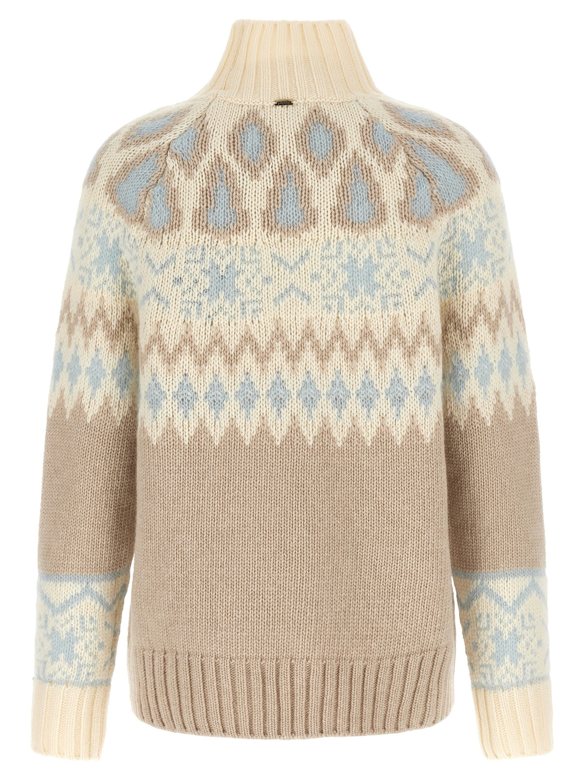 Herno Beige Wollstrickjacke