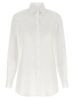 Dolce & Gabbana Weiße Baumwollbluse