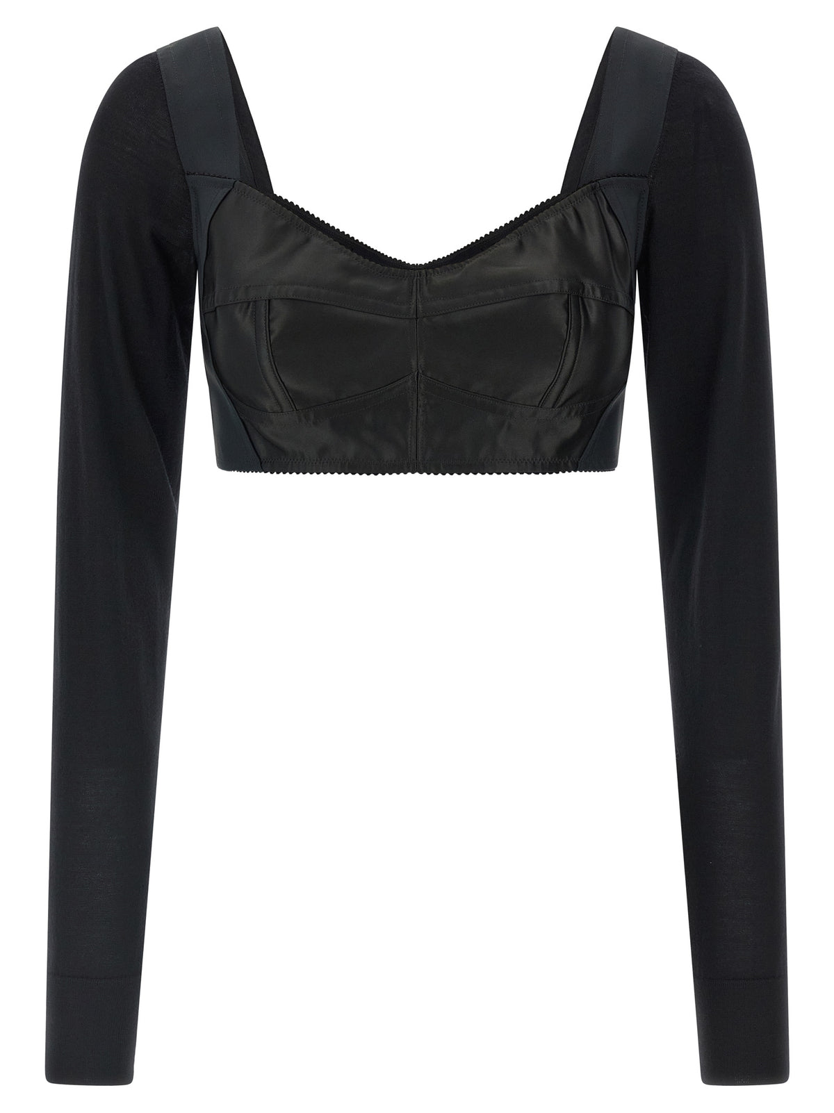 Dolce & Gabbana Schwarze Tanktops aus Polyester