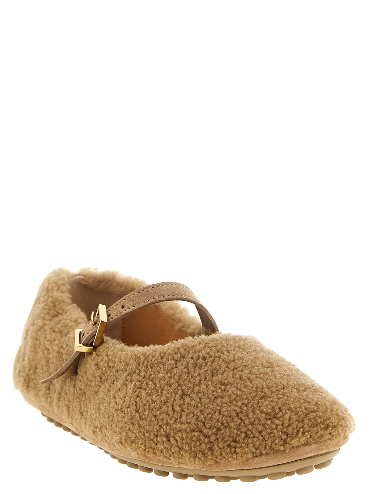 Tod's Beige Lammleder Ballerinas