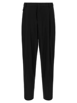 Dolce & Gabbana Schwarze Hose aus reiner Schurwolle