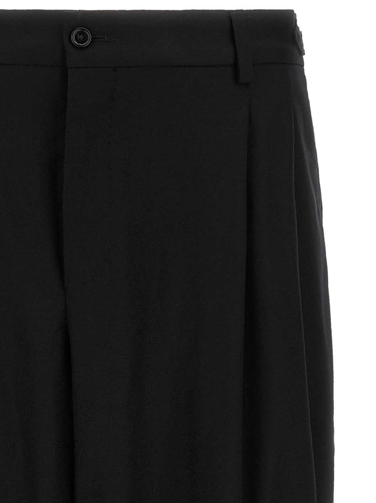 Dolce & Gabbana Schwarze Hose aus reiner Schurwolle