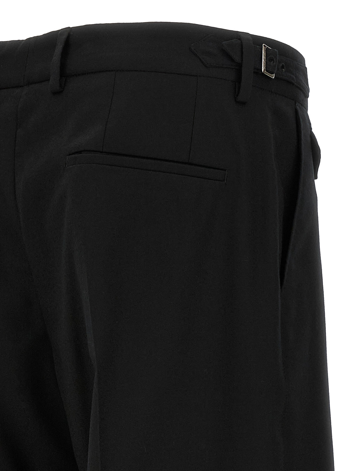 Dolce & Gabbana Schwarze Hose aus reiner Schurwolle