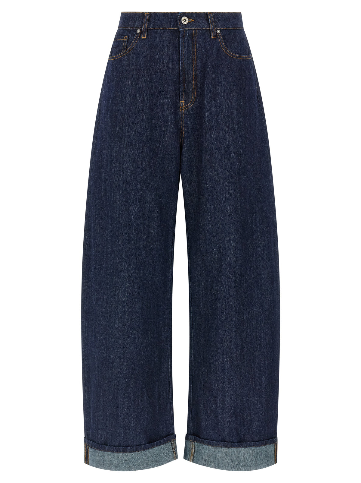 P.A.R.O.S.H. Blaue Baumwolljeans im Relaxed Fit