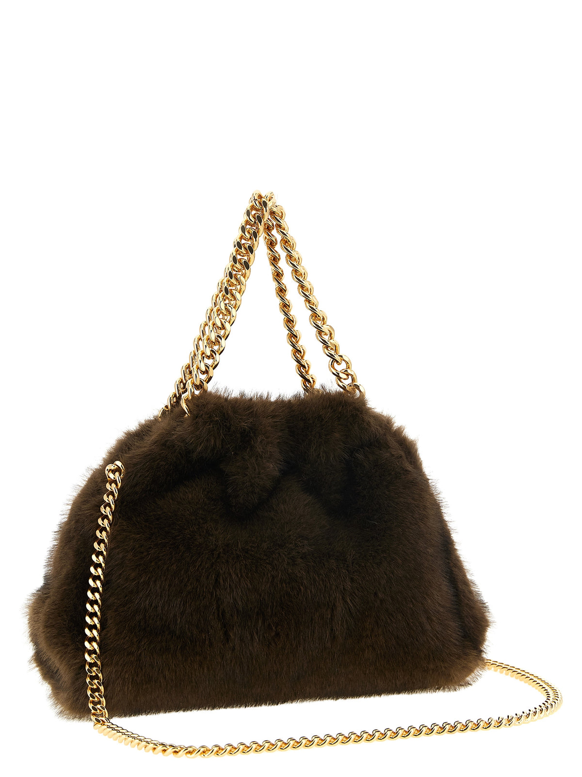 Stella McCartney Braune Handtasche aus Polyester