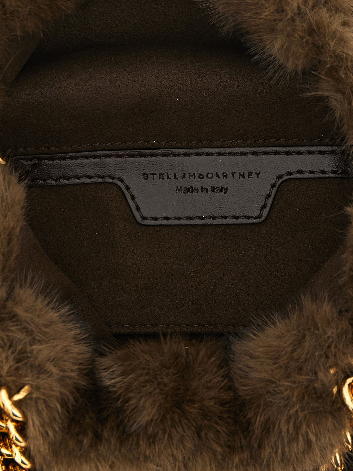 Stella McCartney Braune Handtasche aus Polyester
