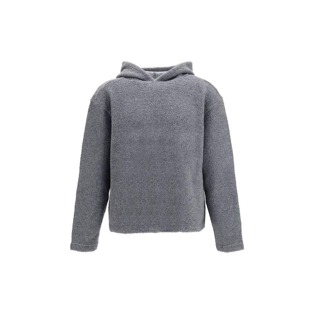Sunflower Grauer Woll-Kapuzenpullover Oves Aries