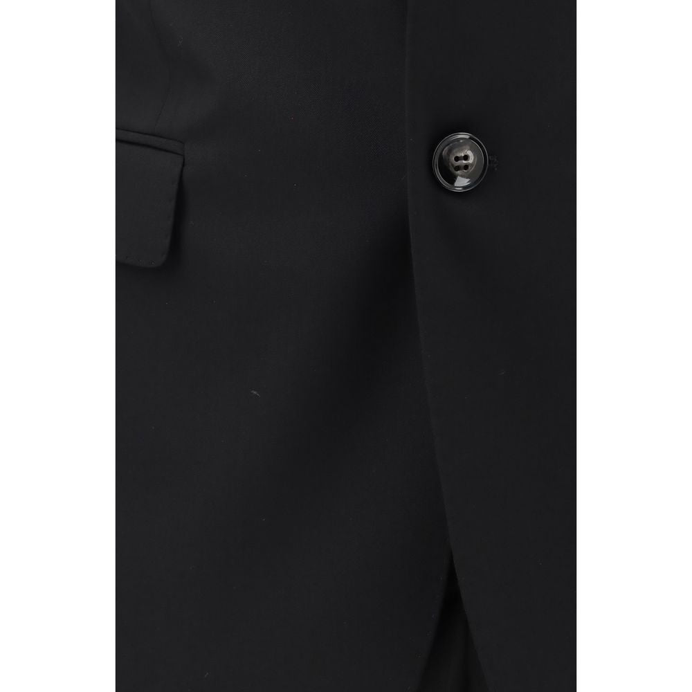 Giorgio Armani Anzug Aries aus schwarzer Wolle, zweiteilig