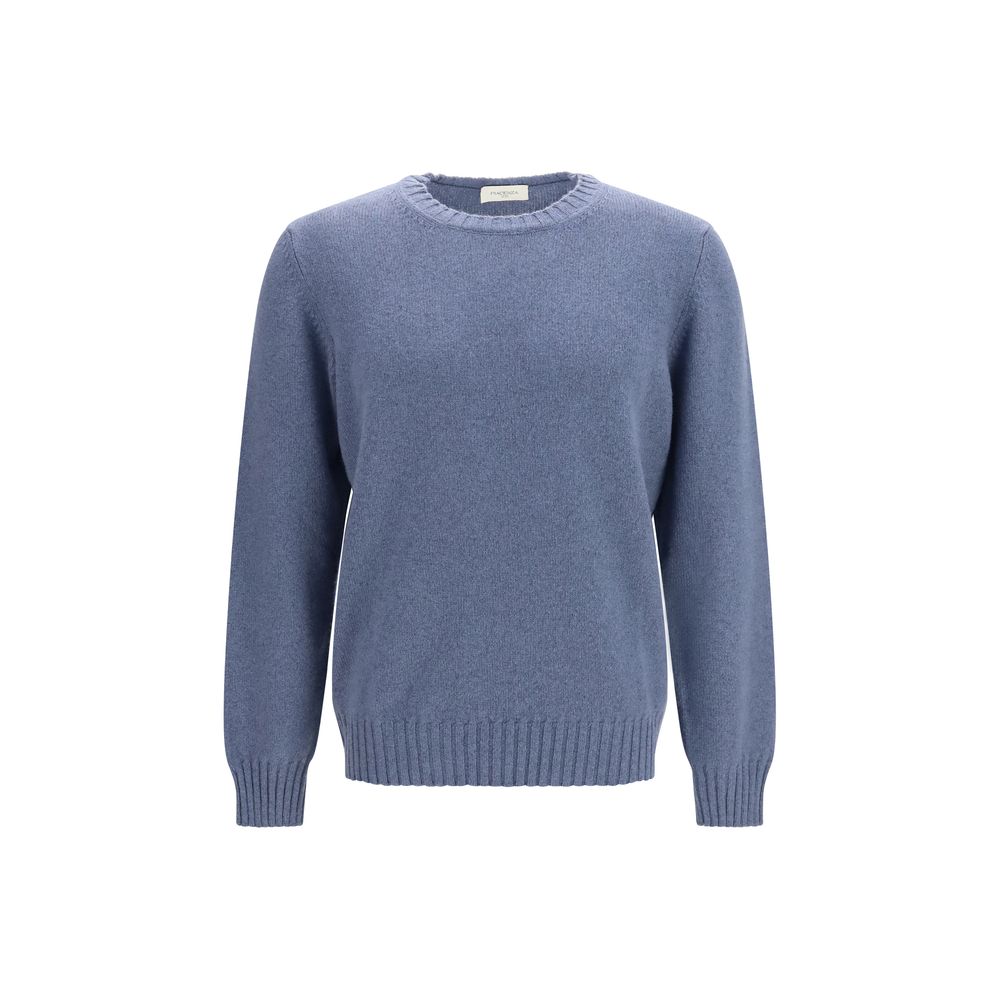 Piacenza Cashmere Blauer Kaschmirpullover