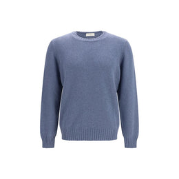 Piacenza Cashmere Blauer Kaschmirpullover