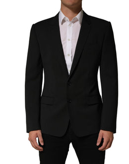 Dolce & Gabbana Dunkelgraues MARTINI Herren Sakko mit Einreiher