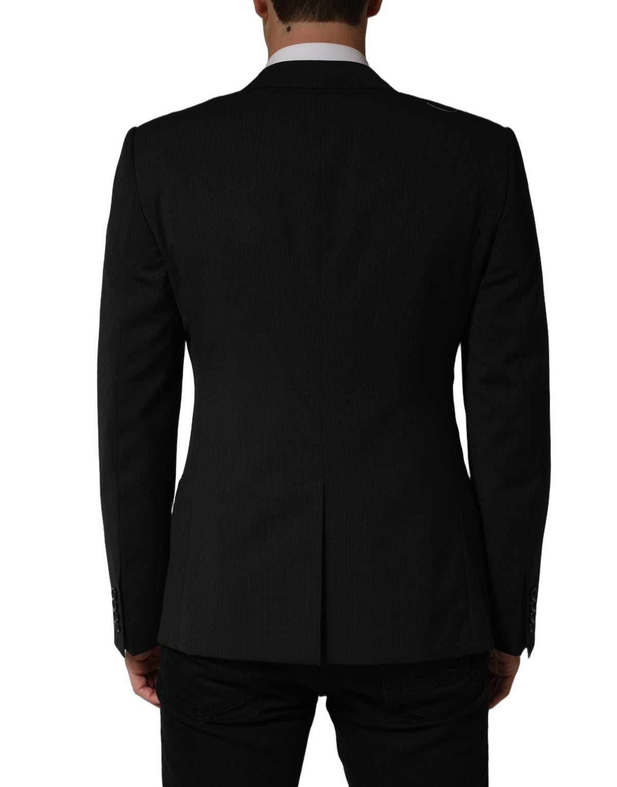 Dolce & Gabbana Dunkelgraues MARTINI Herren Sakko mit Einreiher