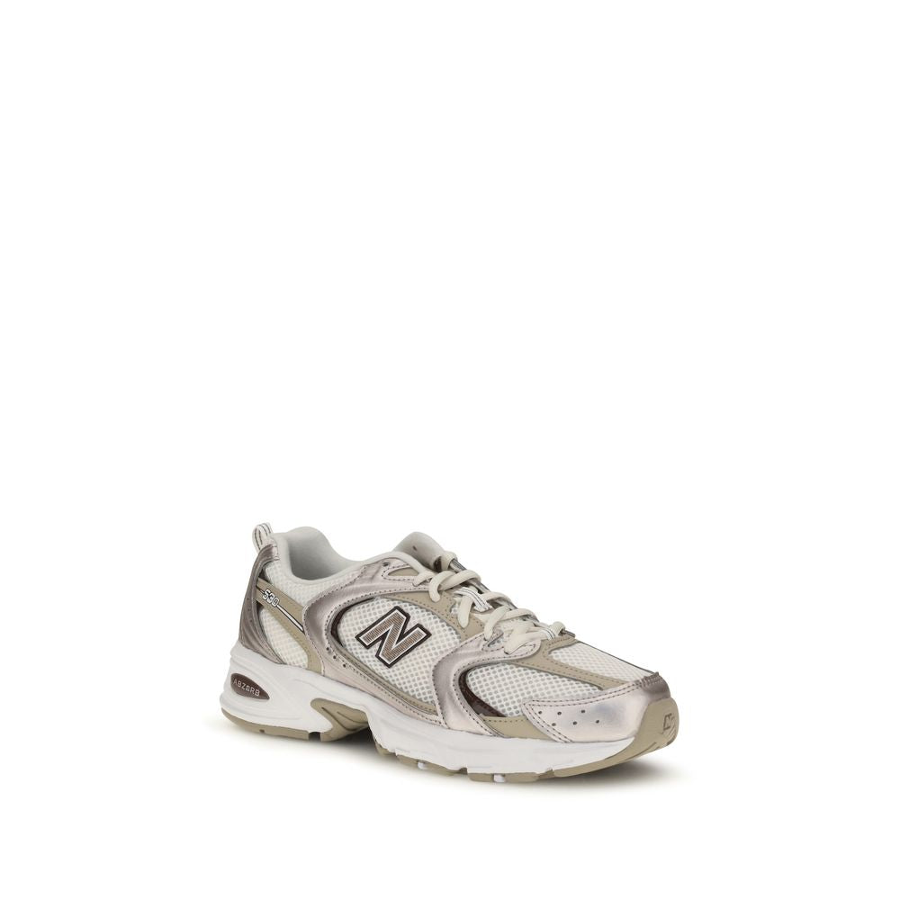 New Balance Beige Stoff-Sneaker