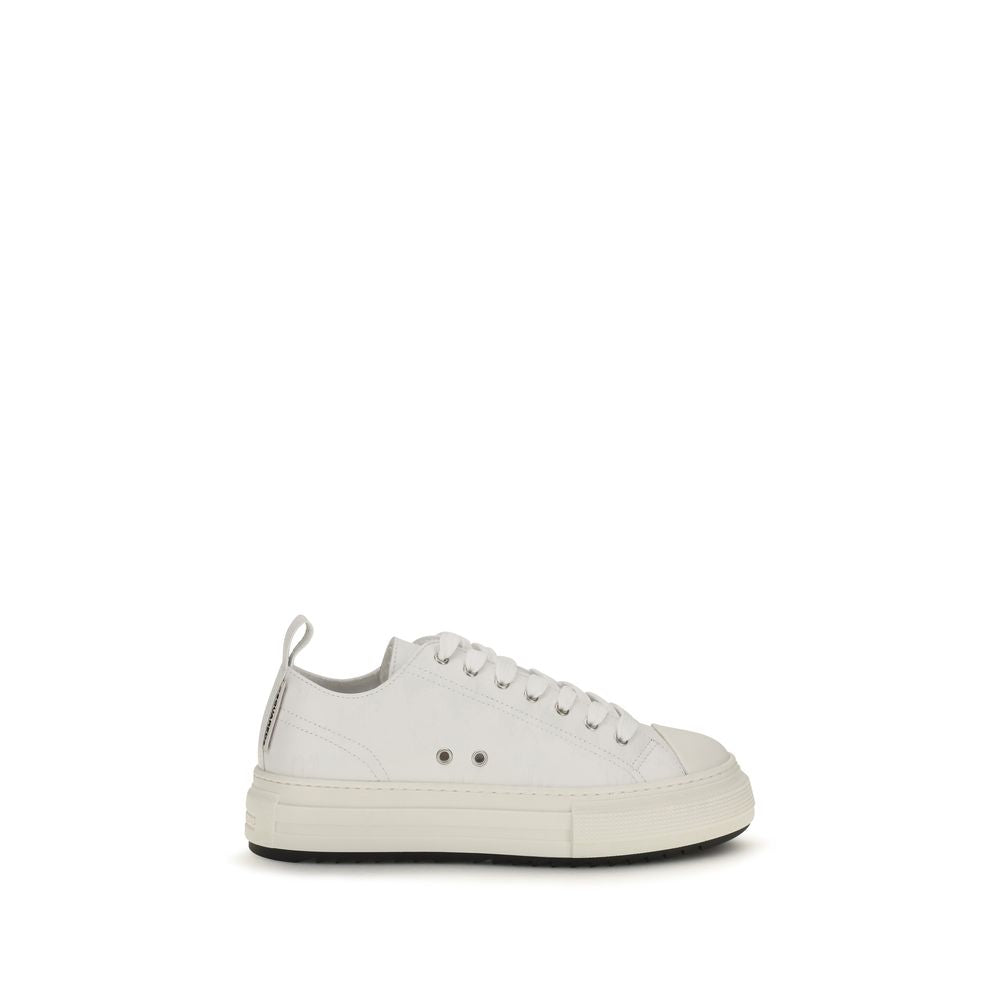 Dsquared² Weiße Plateau-Sneaker aus Polyethylen