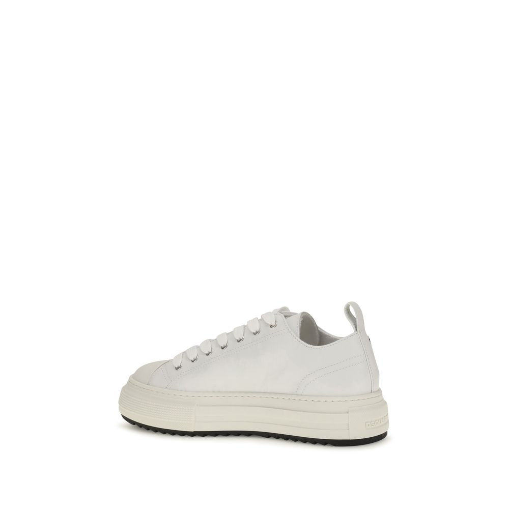 Dsquared² Weiße Plateau-Sneaker aus Polyethylen