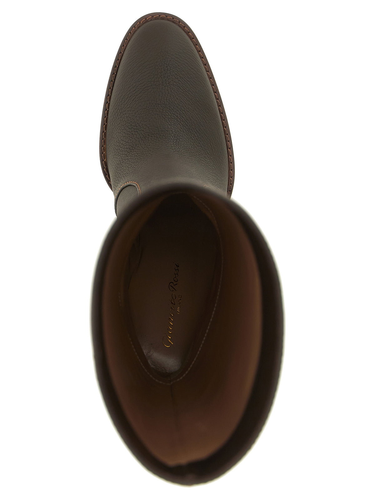 Gianvito Rossi Braun Kalbsleder Overknee-Stiefel
