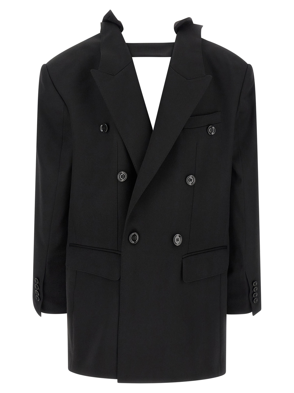 Dolce & Gabbana Schwarzer Blazer aus reiner Schurwolle