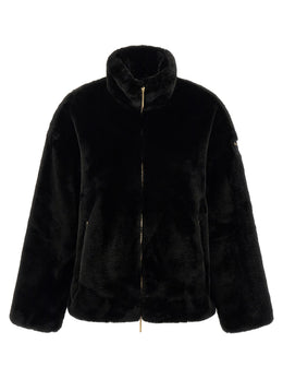 Tatras Schwarze Polyester-Jacke in voller Länge