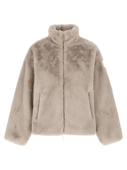 Tatras Graue Polyester-Jacke in voller Länge