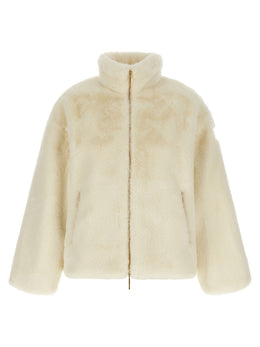 Tatras Weiße Polyester-Jacke in voller Länge