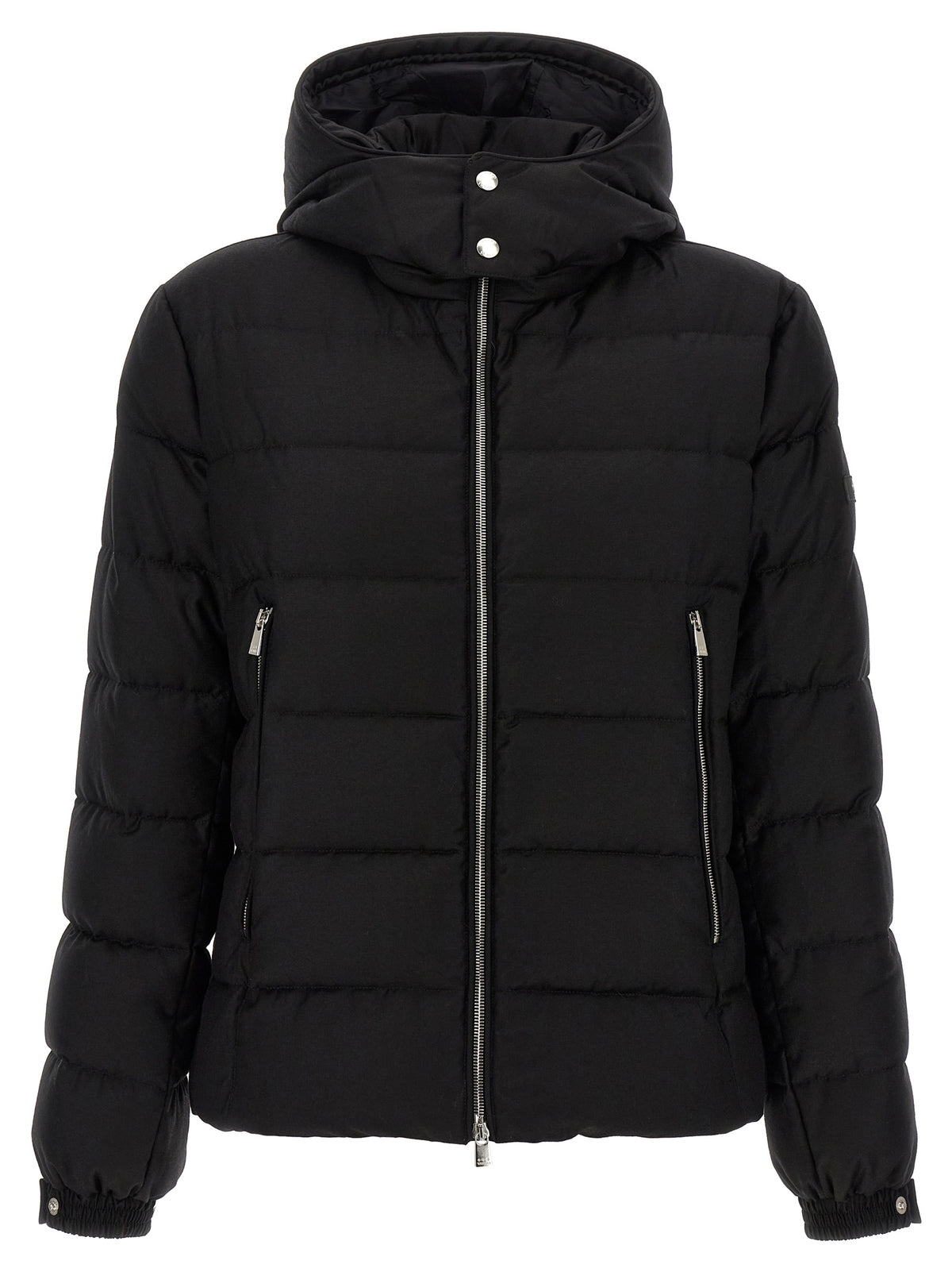 Tatras Schwarze Wolljacke in voller Länge