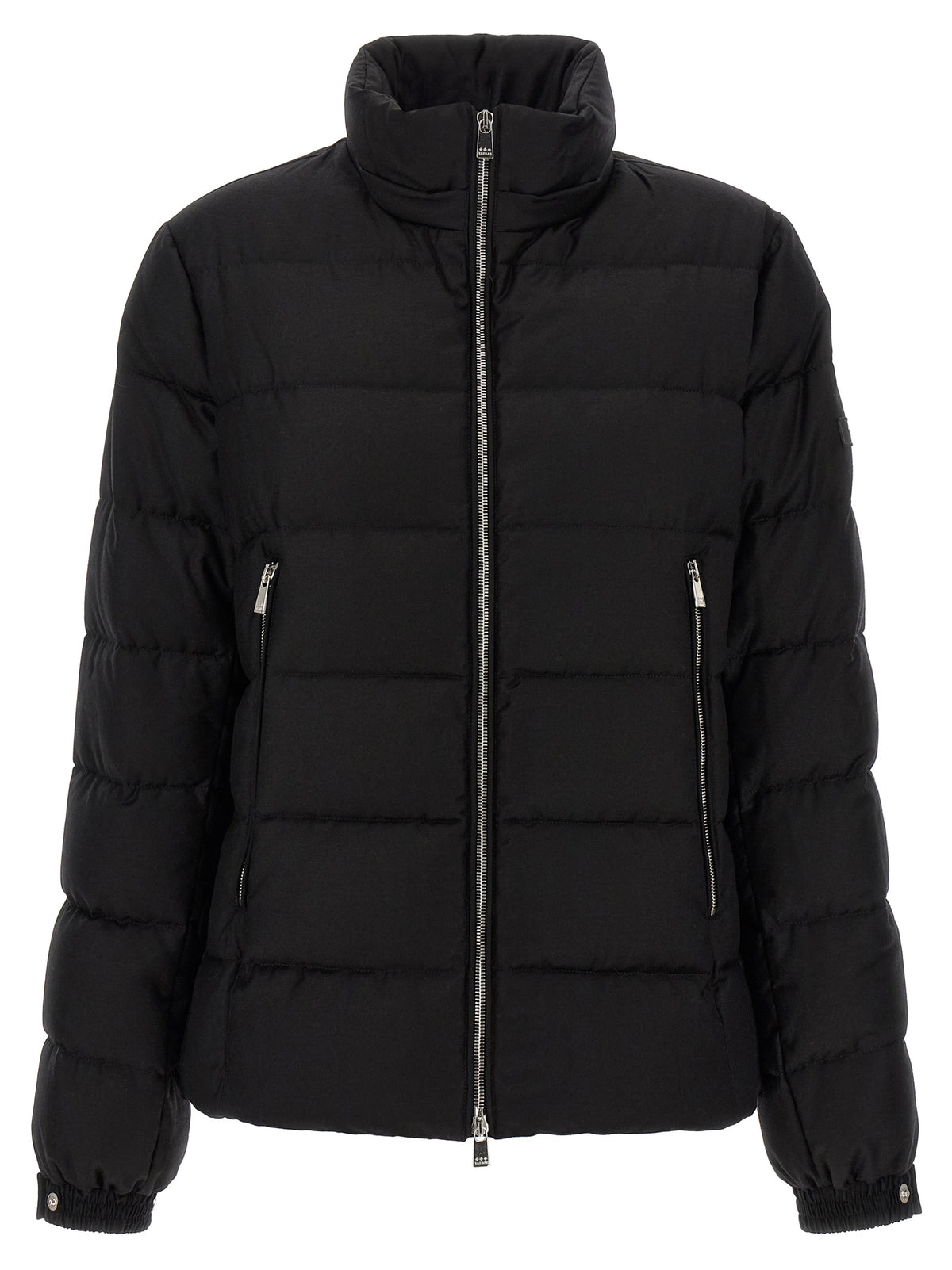 Tatras Schwarze Wolljacke in voller Länge