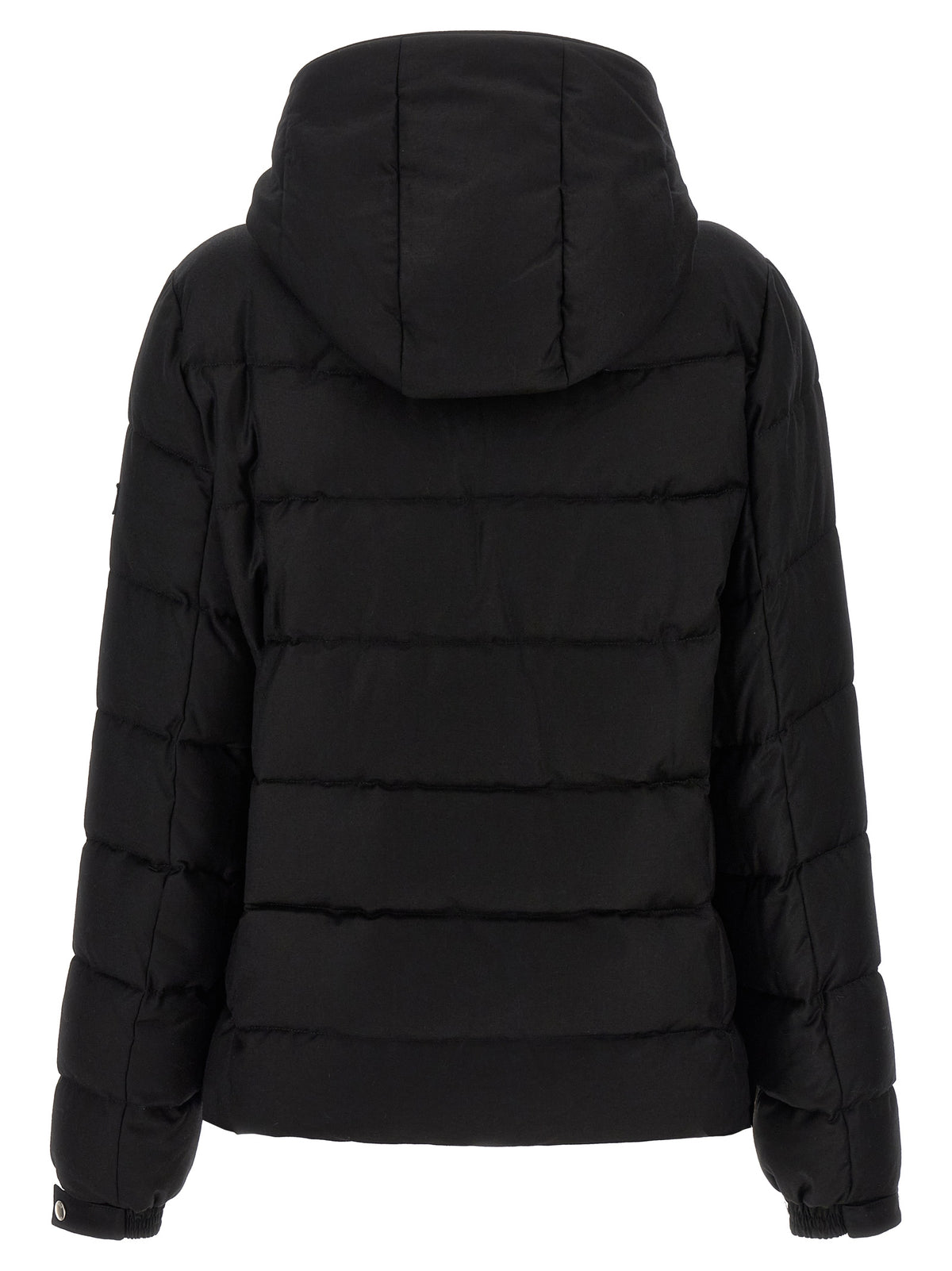 Tatras Schwarze Wolljacke in voller Länge