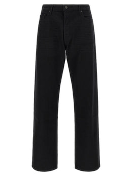 Tom Ford Schwarze Baumwoll-Jeans mit geradem Bein