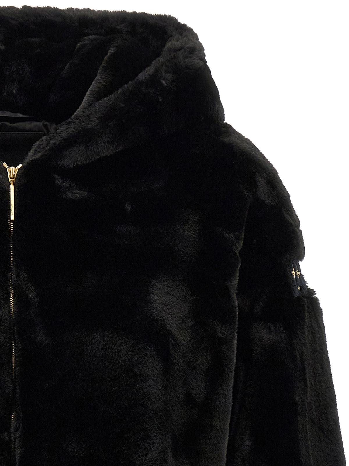 Tatras Schwarze Polyester-Jacke in voller Länge