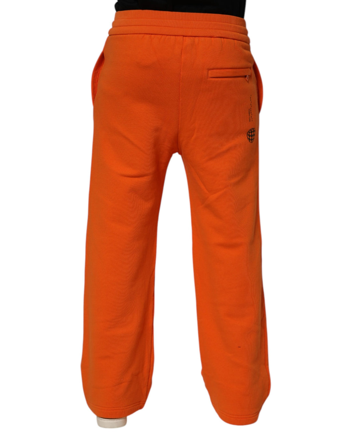 Dolce & Gabbana Orange Baumwoll-Jogginghose DGVIB3 Herren
