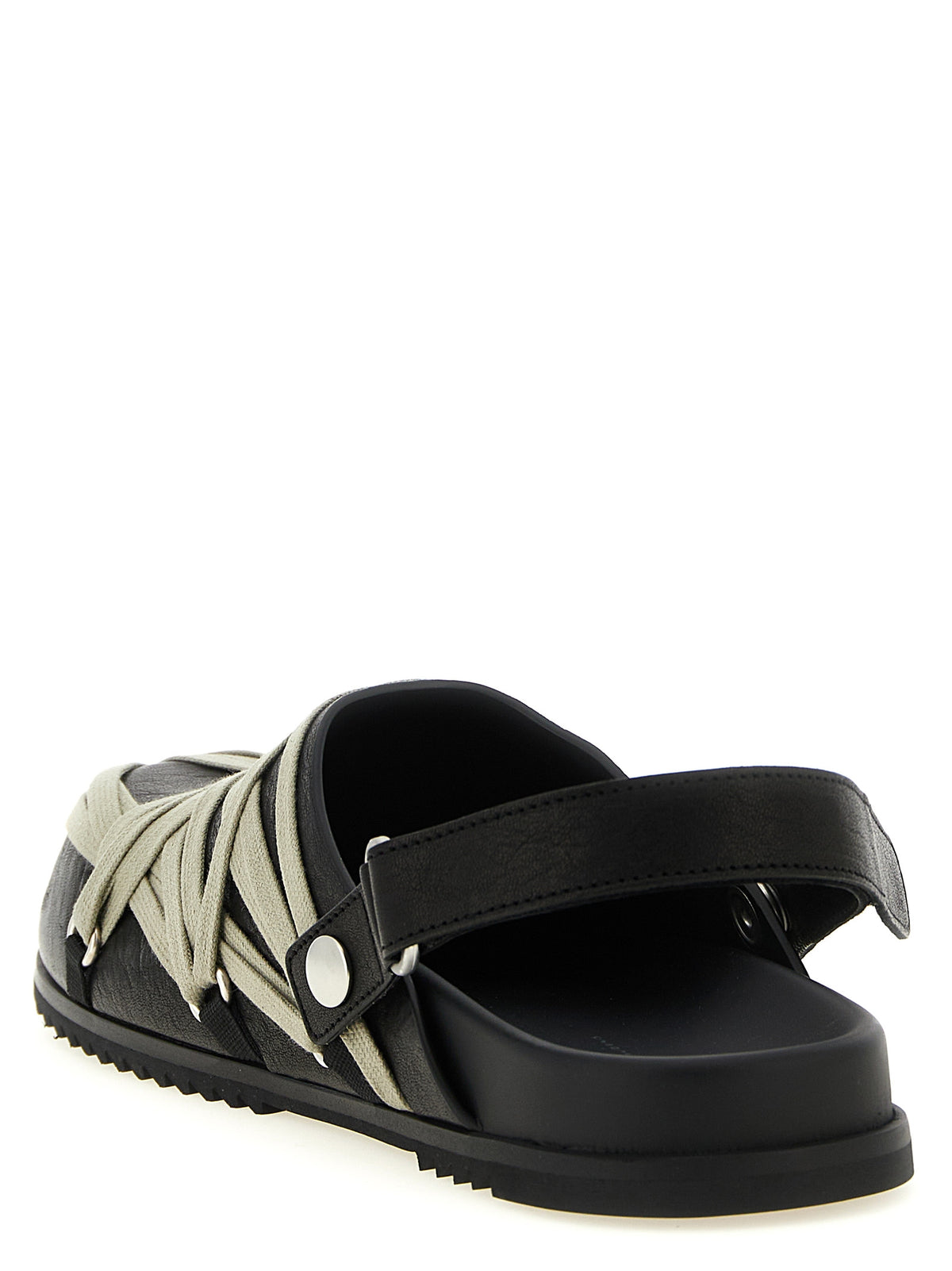 Rick Owens Schwarze Ramie-Mules