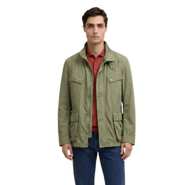 Barbour Grüne Baumwolljacke in voller Länge